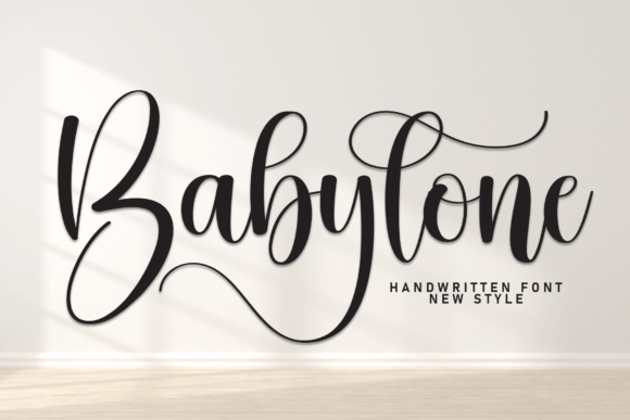 Babylone: The Sweet, Dainty Script for Elegant Projects