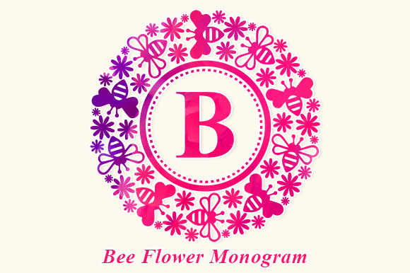 Bee Flower Monogram: A Designer's Guide to This Elegant Typeface
