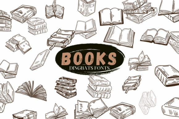 Books: A Creative Font for Invitations & Crafts