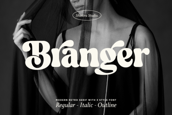 Branger: A Bold Retro Serif for Modern Designers