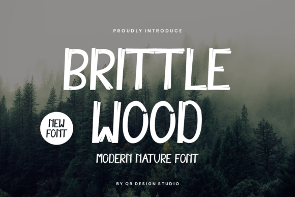 Brittle Wood: A Hand-Drawn Font for Authentic Branding