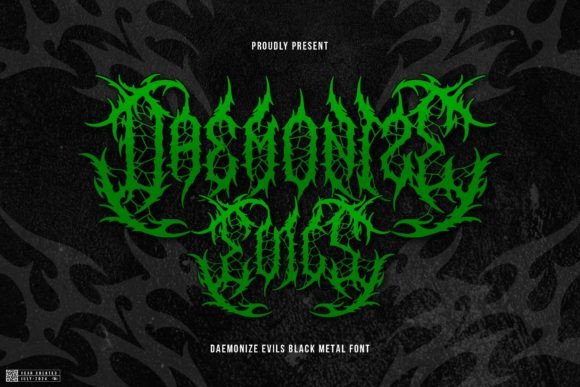 Daemonize Evils: The Black Metal Font for Bold Design
