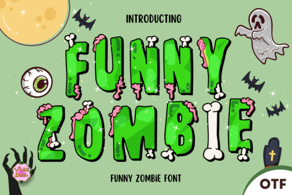 Funny Zombie: A Typeface with Undead Charm