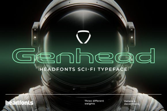Genhead: The Futuristic Display Font for Modern Design