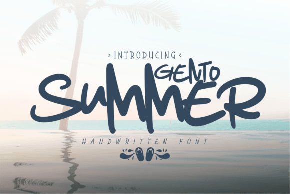 Gento Summer: Capturing Sunlight in a Font