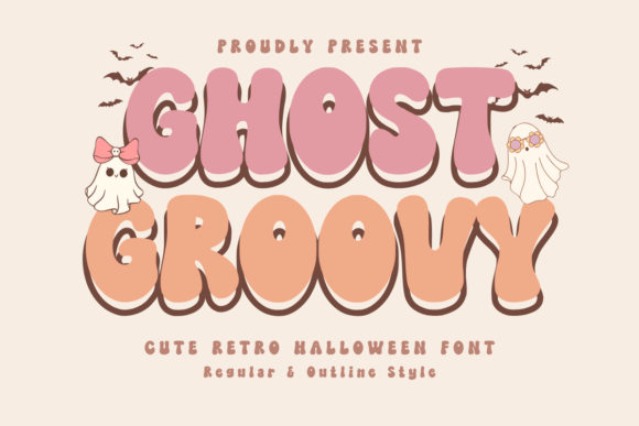 Ghost Groovy: A Bold Typeface for Halloween & Beyond