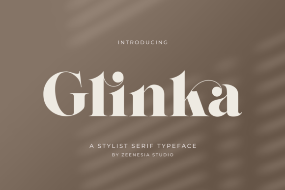 Glinka: A Serif Font for Bold and Confident Projects