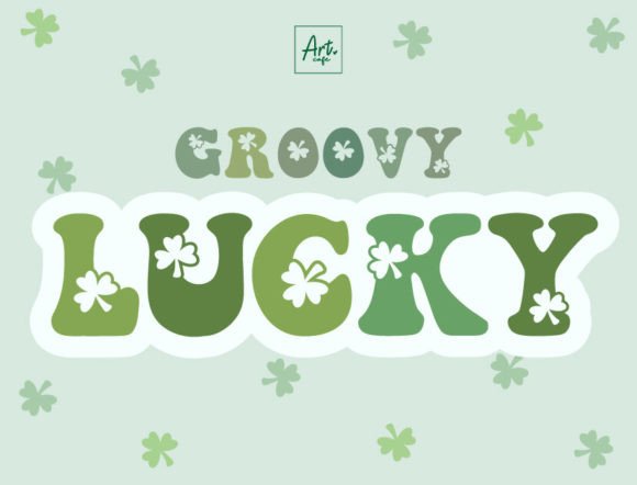 Groovy Lucky: A Retro Font with Timeless Irish Charm
