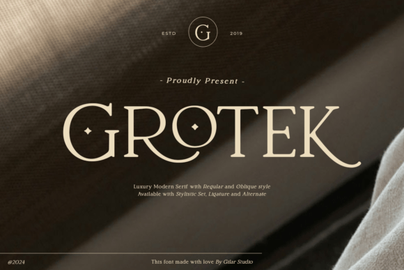 Grotek: Marrying Editorial Elegance with Modern Edge
