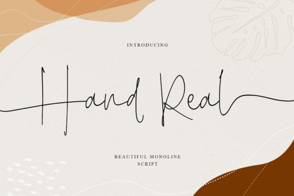 Hand Real: The Handwritten Font for Modern Design Projects