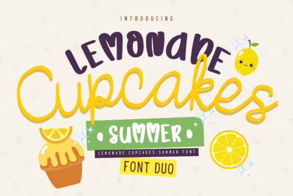 Lemonade Cupcakes Summer: A Sweet Treat for Your Designs