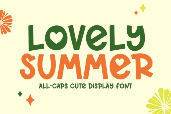 Lovely Summer: A Playful Handwritten Font for Creative Projects