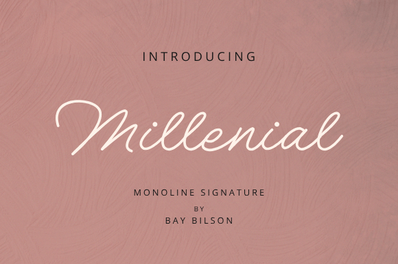 Millennial Font: Capturing the Spirit of Modern Design