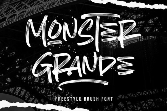 Monster Grande: A Typeface with Urban Energy and Texture