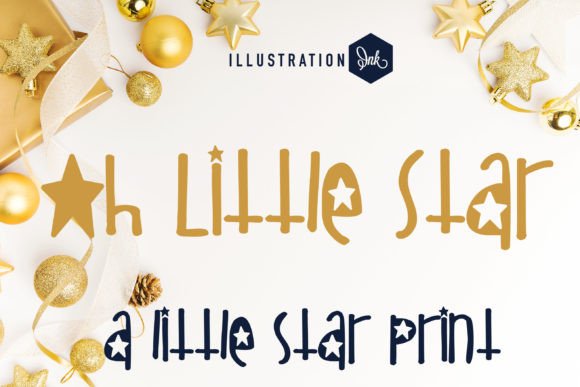 Oh Little Star: A Hand-Crafted Sans Serif Font with Whimsical Charm