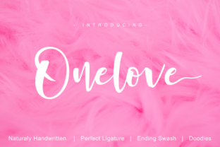 Onelove: A Handwritten Font with Heart