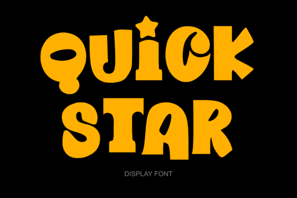 Quick Star: A Display Font That Brings Personality to Your Projects