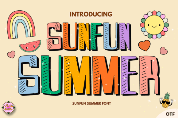 Sunfun Summer: A Typeface for Capturing Sunny Vibes